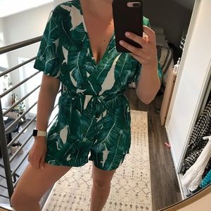 Printed Romper
